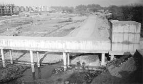 Work to channelise a seasonal rivulet in progress in Sector 69, Mohali