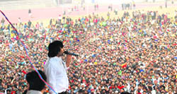 Babbu Mann performs at Guru Nanak Stadium 