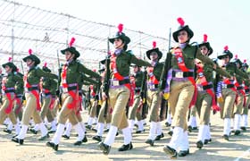 The womens unit of the Uttarakhand police