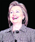 US Secretary of State Hillary Clinton during the 'Afghanistan: The London Conference' in Lancaster House in London on Thursday