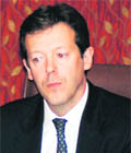 British deputy high commissioner Nigel Casey in Chandigarh on Monday.