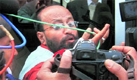 Pradip Gogoi, vice-president of the United Liberation Front of Assam, being taken to a Tada court in Guwahati on Monday.