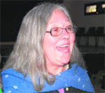 Shailin, a peace activist from the US, who was in Dehradun to deliver a talk on Thursday.