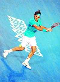STRETCHING THE LIMITS: Making changes in his fitness regime and finding himself a new trainer in Stephane Vivier gave Roger Federer the cutting edge