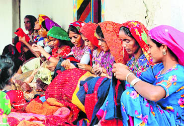 Kutch is world famous for its embroidery 