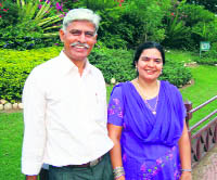 Dr Sneh Sangwan, associate professor, Department of Geography at BPS Mahila Vishwavidyalaya, Khanpur(Sonepat), and her husband, Dr RS Sangwan , associate professor in the Geography Department at MD University, Rohtak.