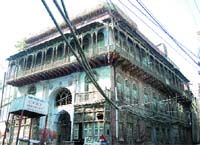 An old residential building near the Golden Temple in ward 25 area in Amritsar.