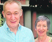 Lord Mayor Mike Cookson and his wife Lady Mayor Dorrie Cookson. 
