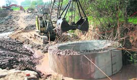 Work on the Manauli-Dairi bridge is far from over.
