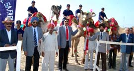 Camel safari of the Jat Regiment culminated at Suratgarh on Friday. 