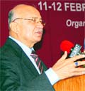 Union Power Minister Sushil Kumar Shinde addresses a meeting in Amritsar on Friday