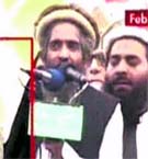 A TV grab shows Hafiz Abdur Rehman Makki, leader of terror outfit amalgam Jammat-ud-Dawaah, making an anti-India speech mentioning about attacks on Indian cities, including Pune