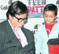 Actor Amitabh Bachchan during a promotional event for his film