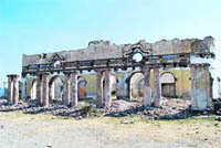 The proposed site of Radha Bhawan.