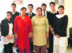 Students of UILS after winning moot court competitions 