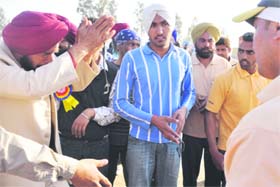 Organisers tell the teams to leave the venue on the final day of the sports festival in Ludhiana