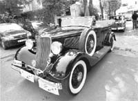 A vintage car rally organised as part of the Meri Dilli Meri Yamuna campaign, against the degradation of the river, in New Delhi on Sunday