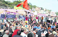 Gurukul Kangri Universitys staff perform a yagna in Haridwar 