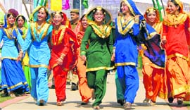 A dance troupe
