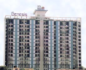 View of a housing project
