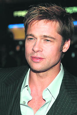 Brad Pitt has pledged never to strip