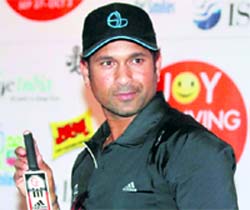 Sachin Tendulkar in Mumbai on Tuesday.