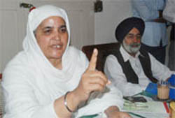Bibi Jagir Kaur speaks to media