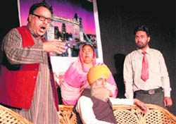 A play being staged during the Amritsar Heritage Festival