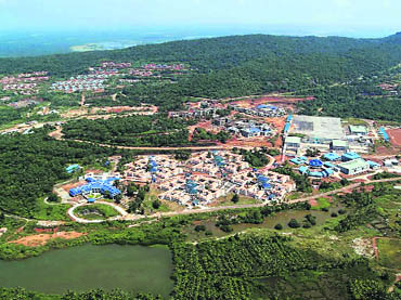 Asias largest naval academy is flanked by the Arabian Sea on one side, and hills along with inland waters on the other