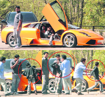 The high-tech car opens new doors of excitement for a not-so-affluent boy. But his curiosity cost him dear as he is pushed around and manhandled at Leisure Valley, Sector 10, in Chandigarh.