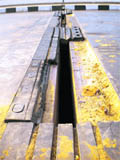 A gap between joints on the Doraha flyover poses grave threat to the lives of motorists
