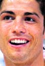 Real Madrids Cristiano Ronaldo during a news conference at the clubs training grounds in Madrid on Monday