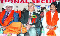 Chief Minister Ramesh Pokhriyal Nishank at a seminar in Haridwar on Tuesday.