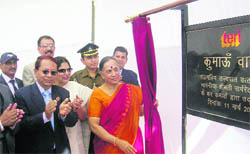 Uttarakhand Governor Margaret Alva inaugurates the first community radio station at Mukteshwar in the Kumaon region 