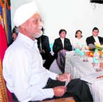 Uttarakhand Chief Justice JS Khehar addresses lawyers at the office of the District Bar Association in Dehradun on Friday. 