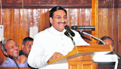 Uttarakhand Chief Minister Ramesh Pokhriyal Nishank presents the budget in the state Assembly in Dehradun 