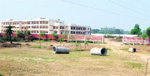 The building which the Barwala Government College has still to get. It has no road connectivity yet.