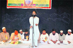Speakers at a function of the All-India Mashiakh Board held in Dehradun 