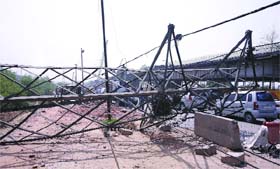 The site of the mishap