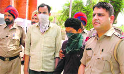 The murder accused in police custody in Ludhiana