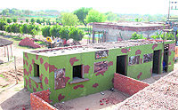 A building under construction at Seonk.