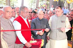 Chief Minister PK Dhumal inaugurates langar bhawan at Jakhu Temple in Shimla