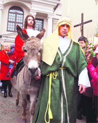 Belarussian Catholics celebrate Palm Sunday in Minsk