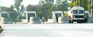 The toll tax barrier near Solkhian is likely to be commissioned by June.