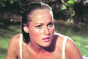 The first Bond girl Ursula Andress
