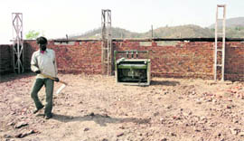 A view of a unit site at Baddi where no infrastructure exists. 