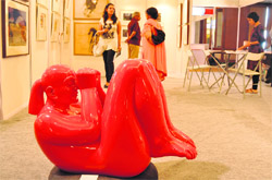 Visitors at the Luxury Lifestyle Showcase in Ludhiana