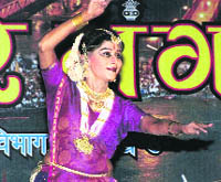 Kathak exponent Shobhana Narayan performs in Haridwar.