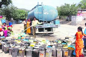 Though the summer is yet to reach its peak, water has become scarce in villages of Reasi district