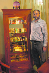 Ravi Aneja with his prized possession